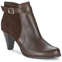 so size moseka womens low ankle boots in brown