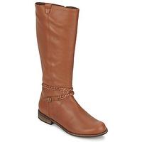 So Size BERTOU women\'s High Boots in brown