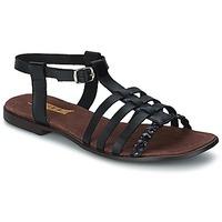 So Size MILAGRO women\'s Sandals in black