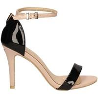 Solo Soprani C413 High heeled sandals Women Black women\'s Sandals in black