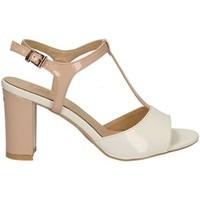 Solo Soprani C419 High heeled sandals Women Bianco women\'s Sandals in white