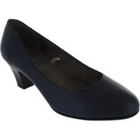 soft line 8 22463 24 womens slip on navy mid heel extra wide fit court ...