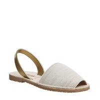 Solillas Sandal METALLIC LINEN