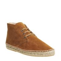 solillas espadrille boot tan suede