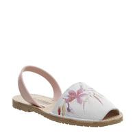 Solillas Sandal FLORAL PRINT LEATHER