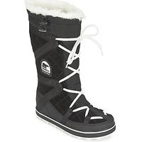 sorel glacy explorer womens snow boots in black
