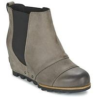 Sorel LEA WEDGE women\'s Low Ankle Boots in grey