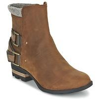 sorel lolla womens mid boots in brown