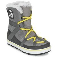 sorel glacy explorer shortie womens snow boots in grey