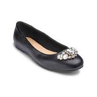 Sole Diva Jewelled Ballerina E Fit