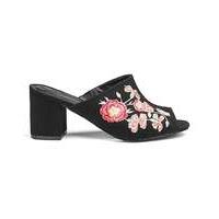 Sole Diva Molly Embroidered Mule EEE Fit