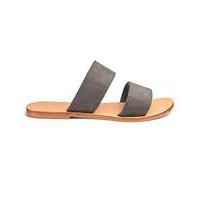 Sole Diva Leather Mules EEE Fit