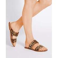 Sole Diva Leather Mules EEE Fit