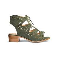 Sole Diva Ghillie Tie Sandals EEE Fit