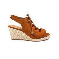 Sole Diva Ghillie Tie Wedge E Fit