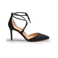 Sole Diva Ankle Tie Court Shoe E Fit