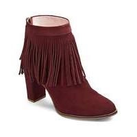 Sole Diva Suede Ankle Boots D Fit