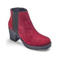 sole diva chunky chelsea boots e fit