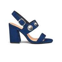 Sole Diva Eyelet Detail Sandals E Fit