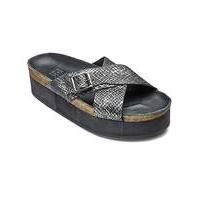 Sole Diva Snake Footbed Sandals E Fit