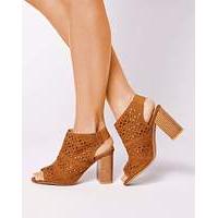 Sole Diva Laser Cut Shoe Boots EEE Fit