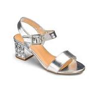 Sole Diva Jewelled Block Heels EEE Fit