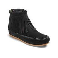 sole diva fringed ankle boots e fit