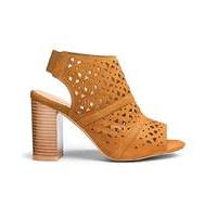 Sole Diva Laser Cut Shoe Boots EEE Fit