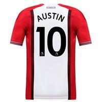 Southampton Home Shirt 2017-18 - Kids with Austin 10 printing, N/A