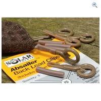 Solar Absailer Back Lead Clips, Brown x 5 - Colour: Brown