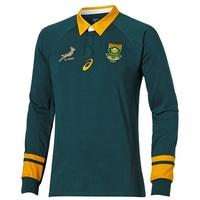 South Africa Springboks Rugby 2015 Classic Fan Long Sleeve Jersey Gree, Green
