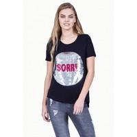 SORRY NOT SORRY SEQUIN TSHIRT