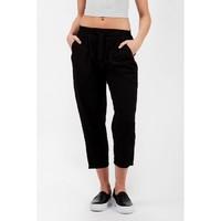 SOLID CROP SOFT TROUSER