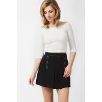 SOFT RIB BARDOT CROP