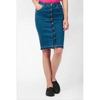 SOFIA HIGHTWAIST BUTTON THROUGH SKIRT