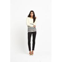 South Metallic Stripe Jumper