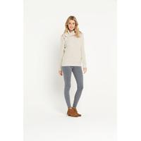 South Lace Insert Roll Neck Jumper