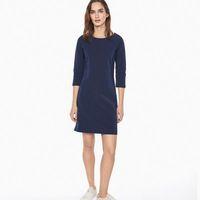 Solid Jersey Dress - Marine