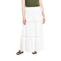 so fabulous tiered crinkle maxi skirt