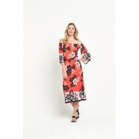 South Jersey Tropical Off The Shoulder Midi Dress