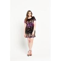 So Fabulous Sequin Front Tunic Dress