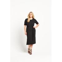 So Fabulous Ribbed Tie Waist Dress