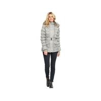 South Petite Double Zip Padded Coat