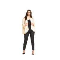 So Fabulous Crepe Draped Blazer