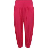 Sonia Cropped 3/4 Harem Trousers - Cerise