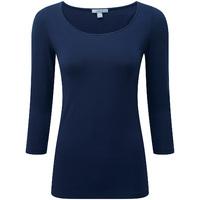 Soft Jersey Scoop Neck Top (French Navy / 16)