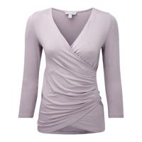 Soft Jersey Wrap Top (Mauve / 08)