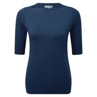 Soft Jersey Slash Neck Top (French Navy / 08)