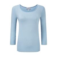 Soft Jersey Scoop Neck Top (PALE BLUE / 16)