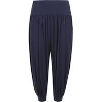 Sonia Cropped 3/4 Harem Trousers - Navy Blue